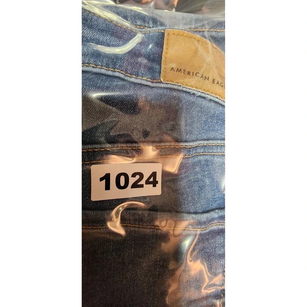 American Eagle Size 4 Womens Jean Light Wash Blue Jegging‎ Ne(x)t Level Stretch